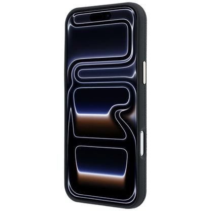 MagSafe Case for Apple iPhone 18 Pro Max / 17 Pro Max, Guess, Grained Round Strass Logo, Black
