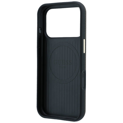MagSafe Case for Apple iPhone 18 Pro Max / 17 Pro Max, Guess, Kevlar Triangle Logo, Brown