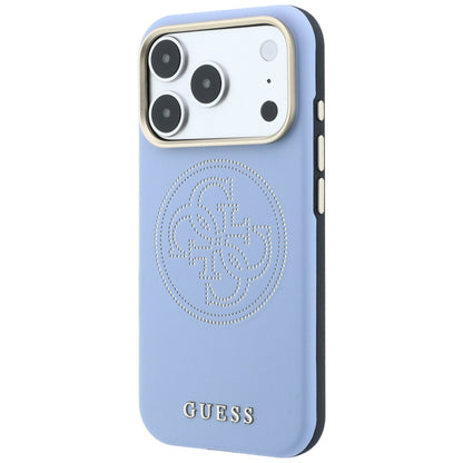 MagSafe Case for Apple iPhone 18 Pro Max / 17 Pro Max, Guess, Perforated 4G, Blue