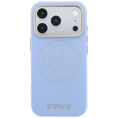 MagSafe Case for Apple iPhone 18 Pro Max / 17 Pro Max, Guess, Perforated 4G, Blue