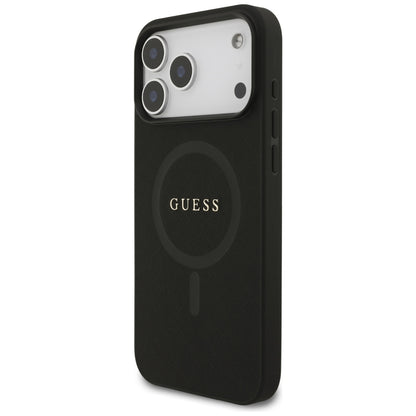 MagSafe Case for Apple iPhone 18 Pro Max / 17 Pro Max, Guess, Saffiano, Black