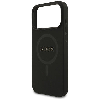 MagSafe Case for Apple iPhone 18 Pro Max / 17 Pro Max, Guess, Saffiano, Black