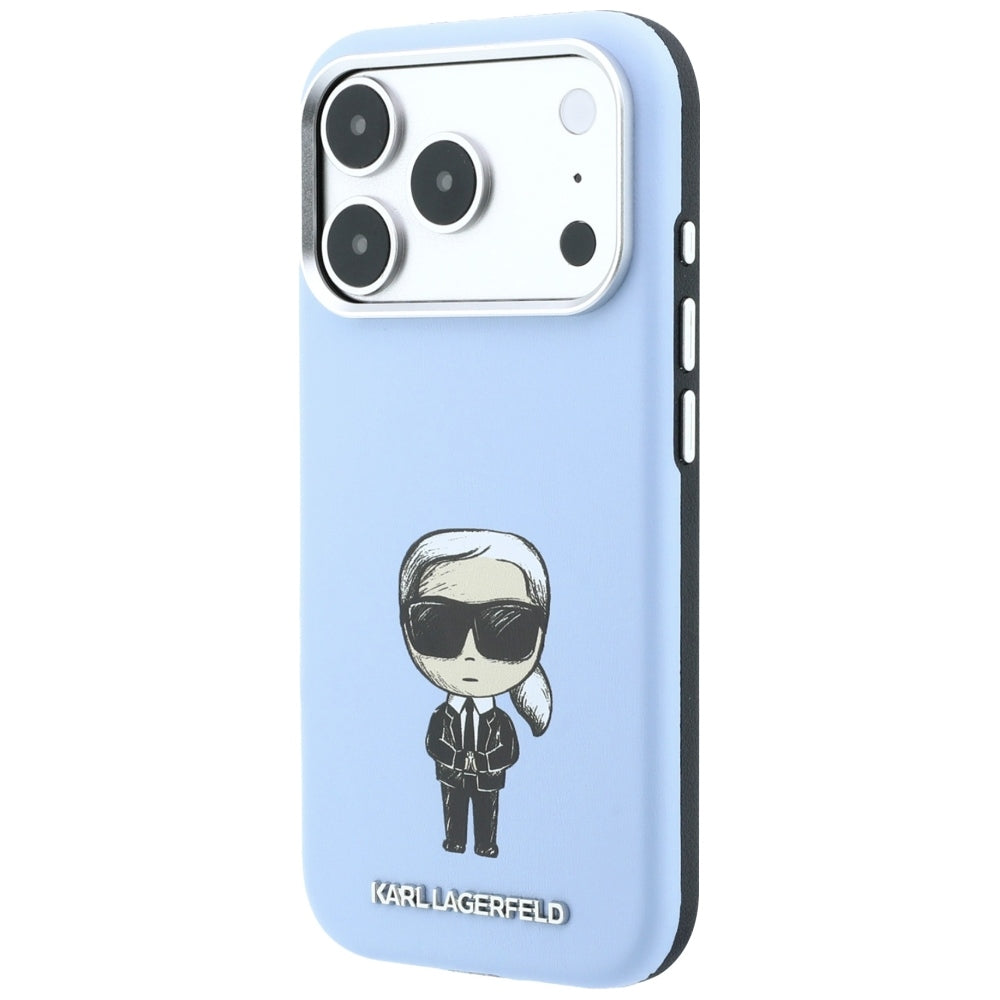 MagSafe Case for Apple iPhone 18 Pro Max / 17 Pro Max, Karl Lagerfeld, Ikonik Sketch, Blue