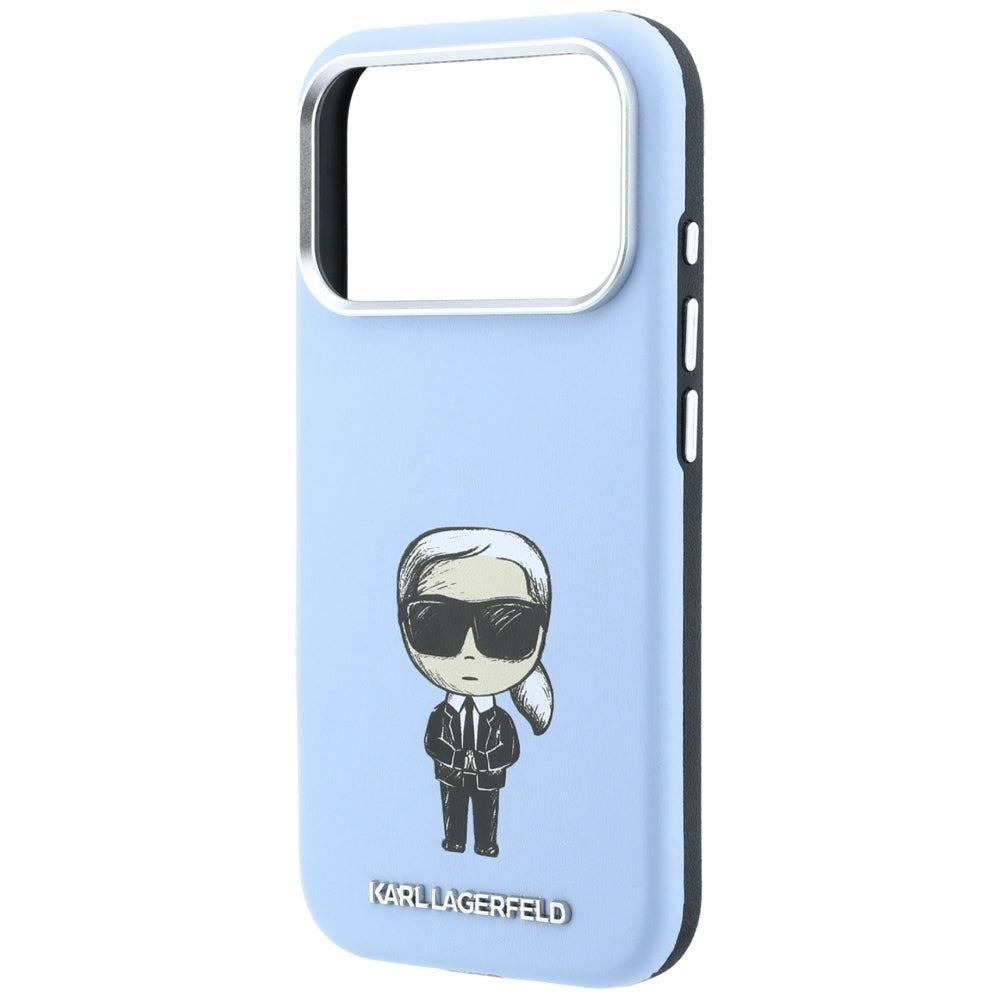 MagSafe Case for Apple iPhone 18 Pro Max / 17 Pro Max, Karl Lagerfeld, Ikonik Sketch, Blue