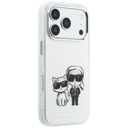 MagSafe Case for Apple iPhone 18 Pro Max / 17 Pro Max, Karl Lagerfeld, IML KC Bodies Sketch Print, Beige