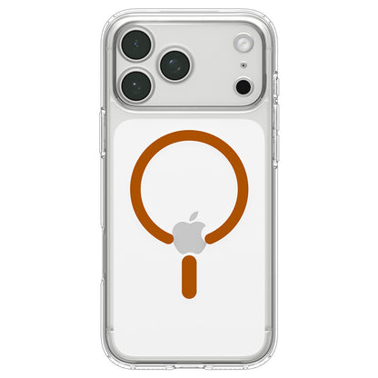 MagSafe Case for Apple iPhone 18 Pro Max / 17 Pro Max, Spigen, Ultra Hybrid, Transparent Orange ACS12122