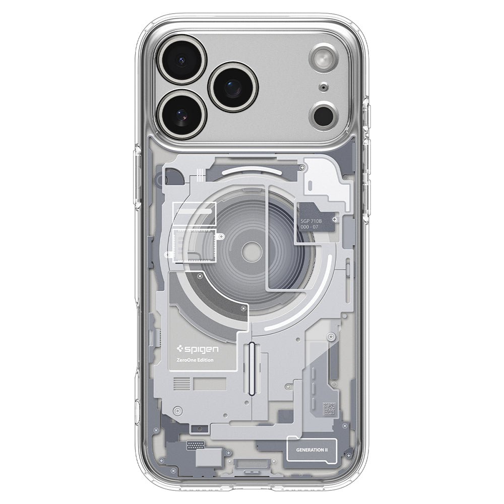 MagSafe Case for Apple iPhone 18 Pro Max / 17 Pro Max, Spigen, Ultra Hybrid Zero One, White ACS12126