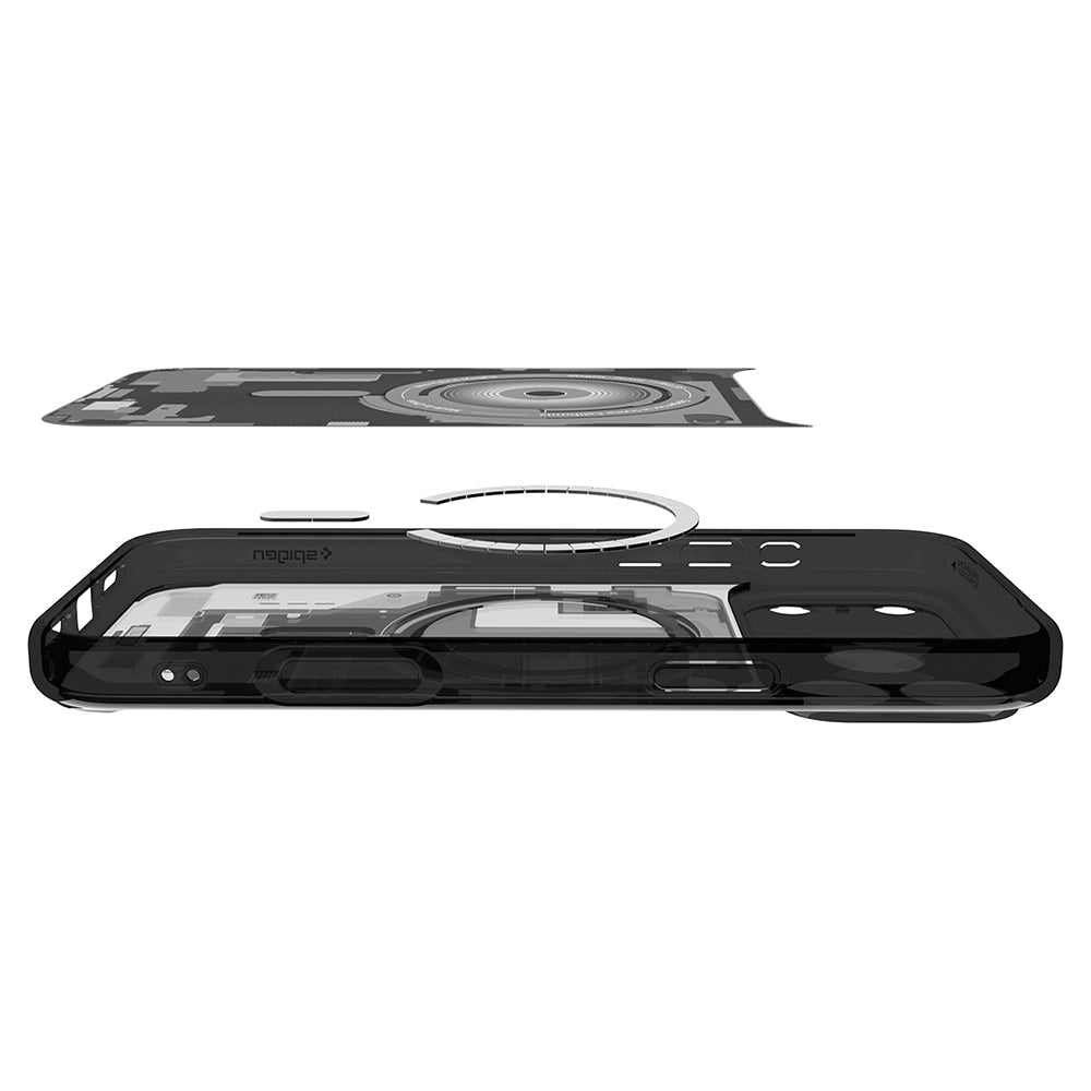 MagSafe Case for Apple iPhone 18 Pro Max / 17 Pro Max, Spigen, Ultra Hybrid Zero One, Black ACS12128