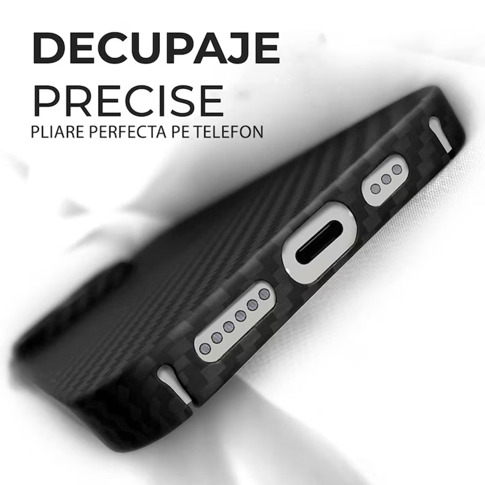 MagSafe Case for Apple iPhone 18 Pro Max / 17 Pro Max, Techsuit, Aramid Fiber, Black