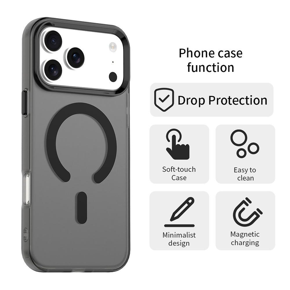 MagSafe Case for Apple iPhone 18 Pro Max / 17 Pro Max, Techsuit, CandyCase, Black