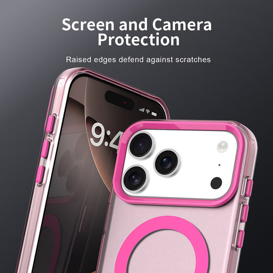 MagSafe Case for Apple iPhone 18 Pro Max / 17 Pro Max, Techsuit, CandyCase, Pink