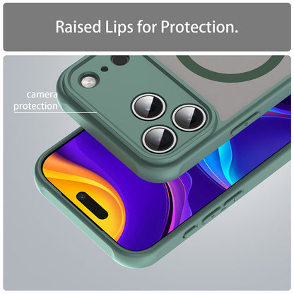 MagSafe Case for Apple iPhone 18 Pro Max / 17 Pro Max, Techsuit, HaloFrost II, Green
