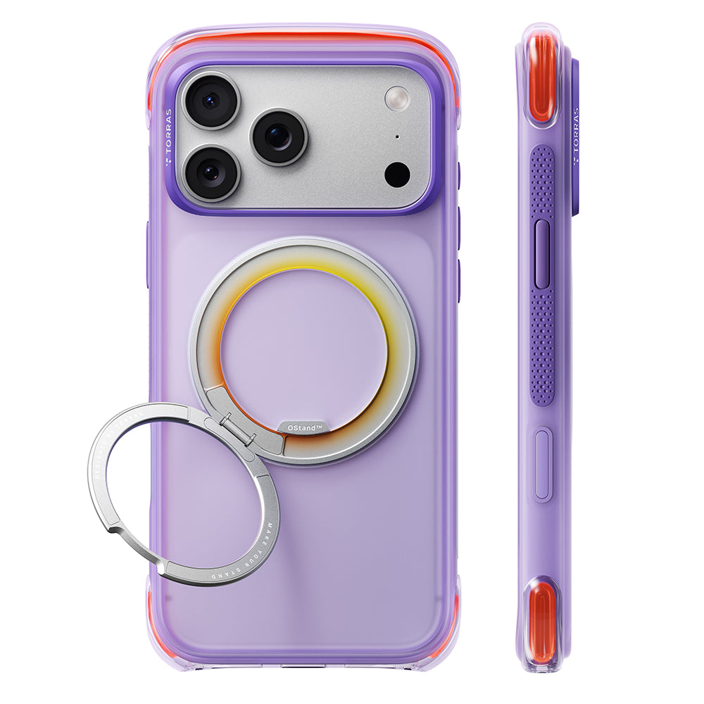 MagSafe Case for Apple iPhone 18 Pro Max / 17 Pro Max, Torras, O3 Air Core, Purple