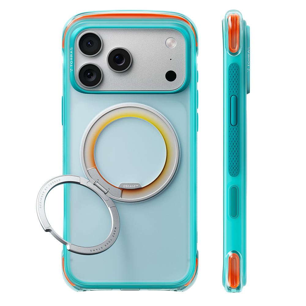 MagSafe Case for Apple iPhone 18 Pro Max / 17 Pro Max, Torras, O3 Air Core, Turquoise