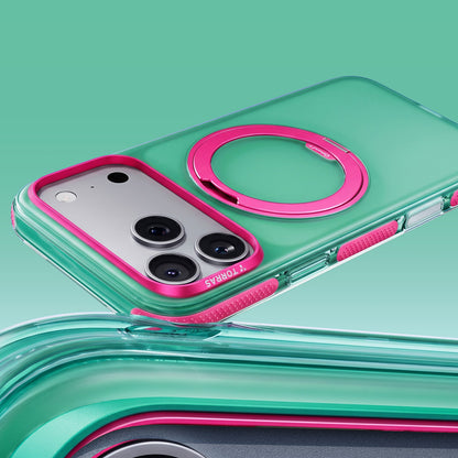 MagSafe Case for Apple iPhone 18 Pro Max / 17 Pro Max, Torras, Ostand O3 Hue, Green
