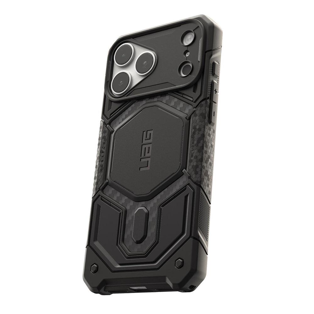 MagSafe Case for Apple iPhone 18 Pro Max / 17 Pro Max, Urban Armor Gear, Monarch Pro Carbon, Black