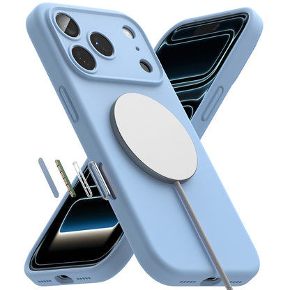 MagSafe Case for Apple iPhone 18 Pro Max, Ringke, Silicone, Blue