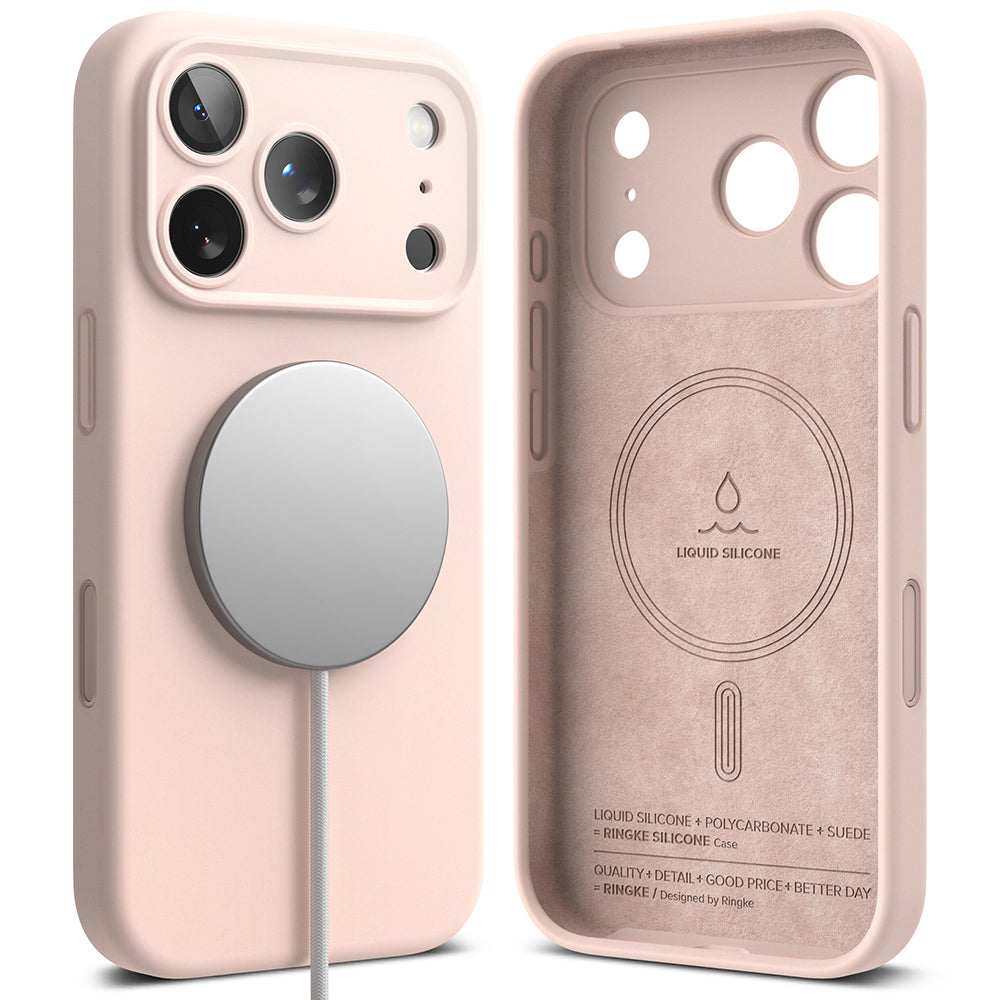 MagSafe Case for Apple iPhone 18 Pro Max, Ringke, Silicone, Pink