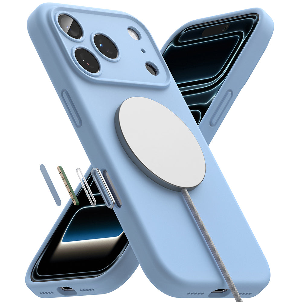 MagSafe Case for Apple iPhone 18 Pro, Ringke, Silicone, Blue