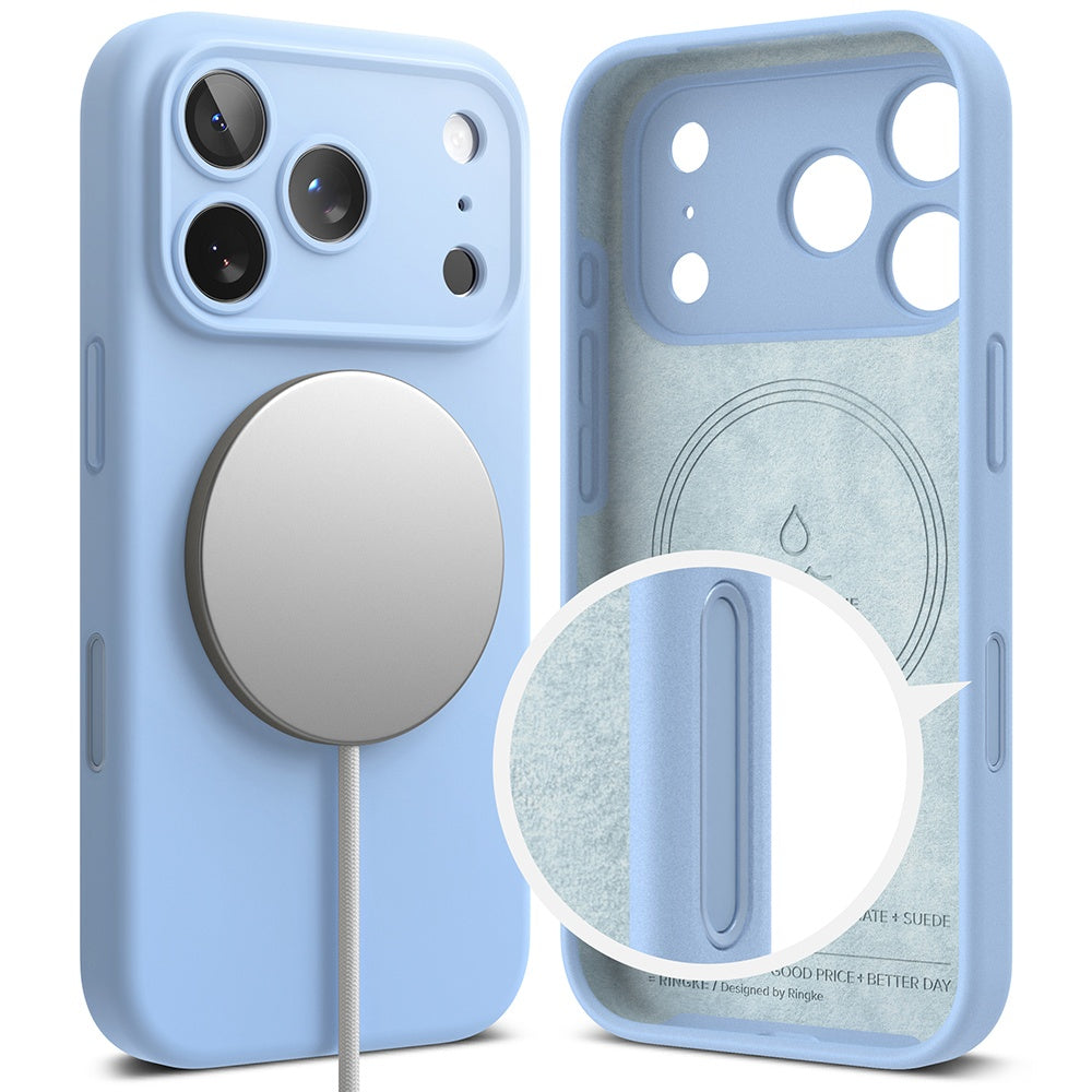 MagSafe Case for Apple iPhone 18 Pro, Ringke, Silicone, Blue