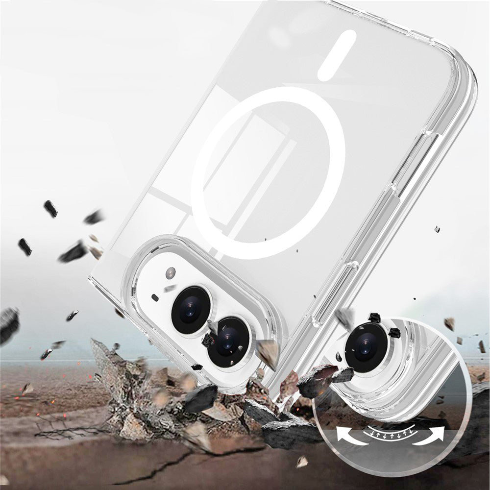 MagSafe Case for Apple iPhone Duo, Techsuit, Pro, Transparent