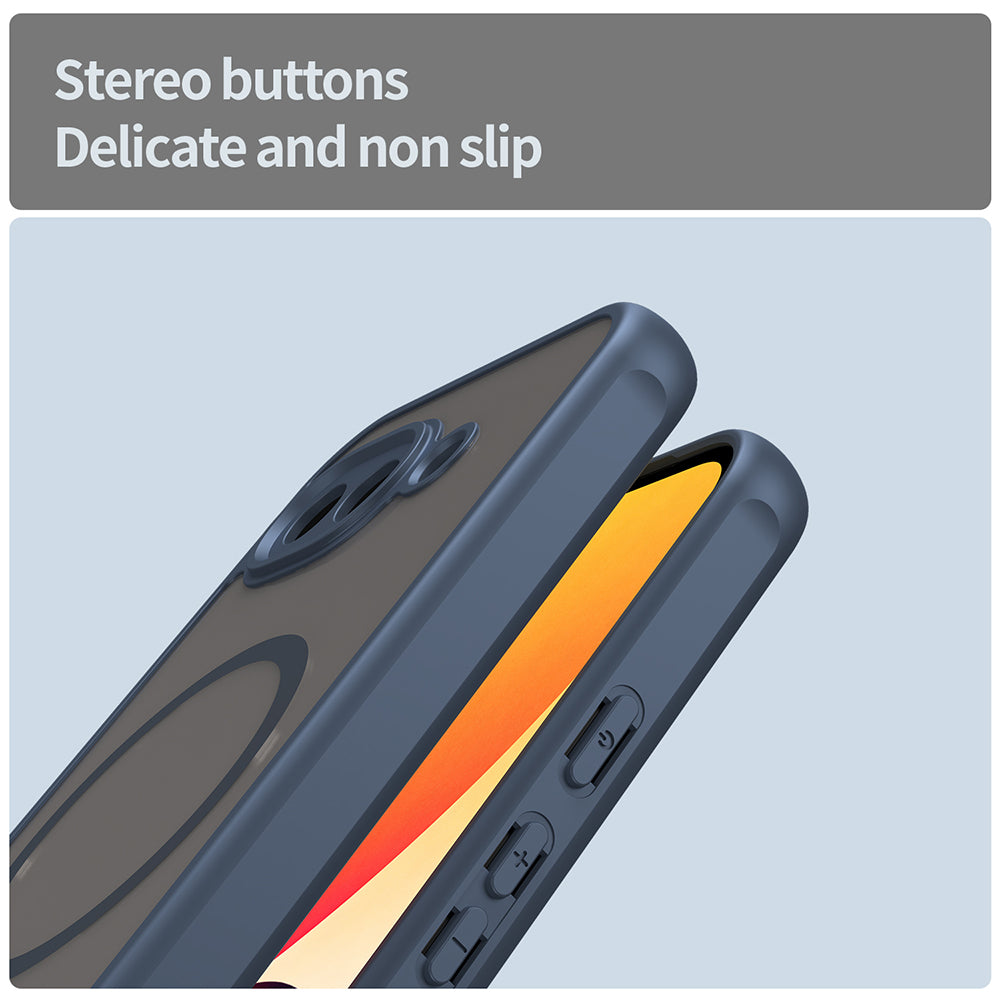 MagSafe Case for Google Pixel 10a, Techsuit, HaloFrost II, Navy Blue