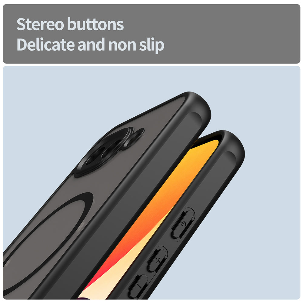 MagSafe Case for Google Pixel 10a, Techsuit, HaloFrost II, Black