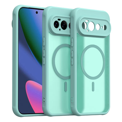 MagSafe Case for Google Pixel 11 Pro XL, Techsuit, HaloFrost II, Light Green