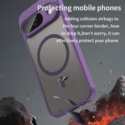 MagSafe Case for Google Pixel 9, Techsuit, HaloFrost II, Purple