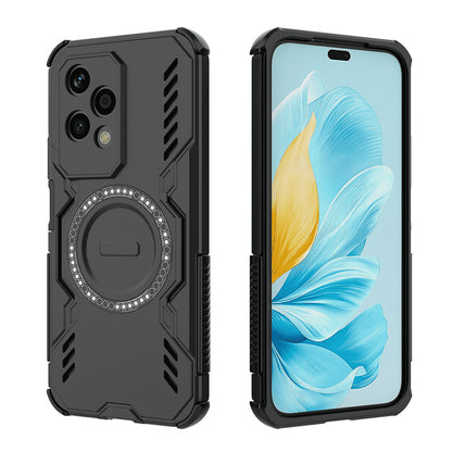 MagSafe Case for Honor 200 Lite, Techsuit, ArmorMag, Black