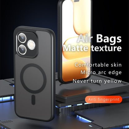 MagSafe Case for Honor 600 Smart, Techsuit, PureFrost, Satin Black
