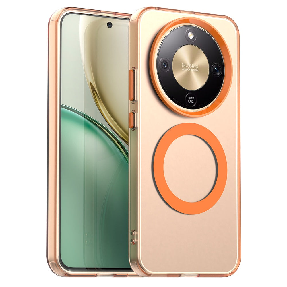 MagSafe Case for Honor Magic8 Lite, Techsuit, CandyCase, Orange