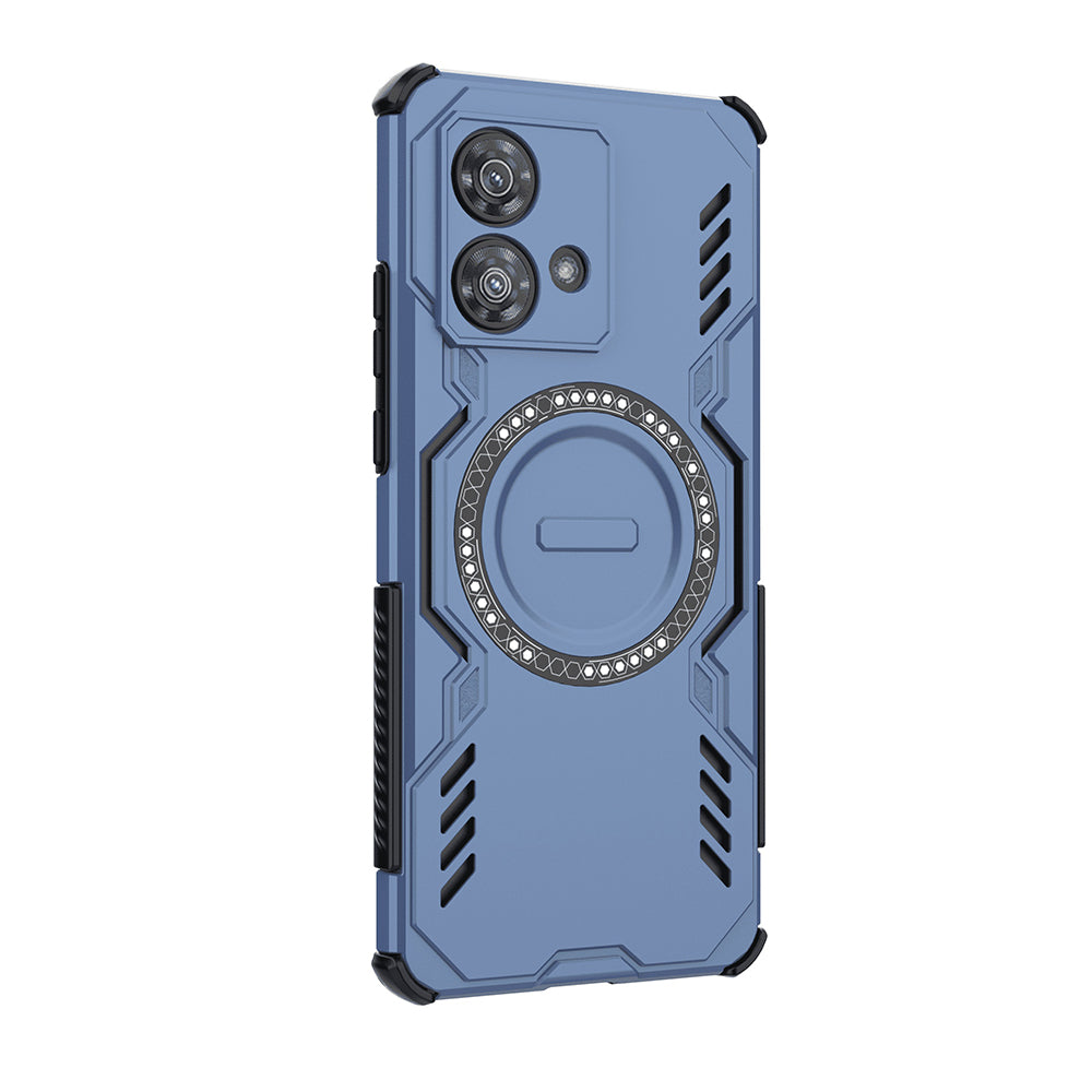 MagSafe Case for Motorola Edge 40 Neo, Techsuit, ArmorMag, Blue