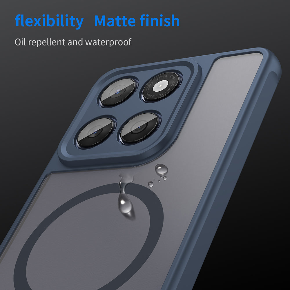 MagSafe Case for Motorola Edge 60 Fusion / Edge 60, Techsuit, HaloFrost II, Navy Blue