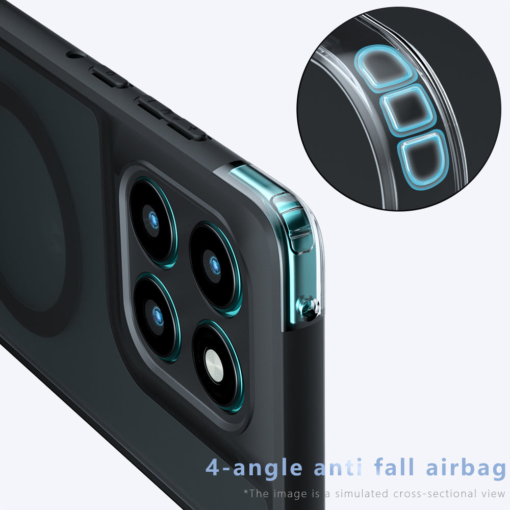 MagSafe Case for Motorola Edge 70 Max, Techsuit, PureFrost, Satin Black