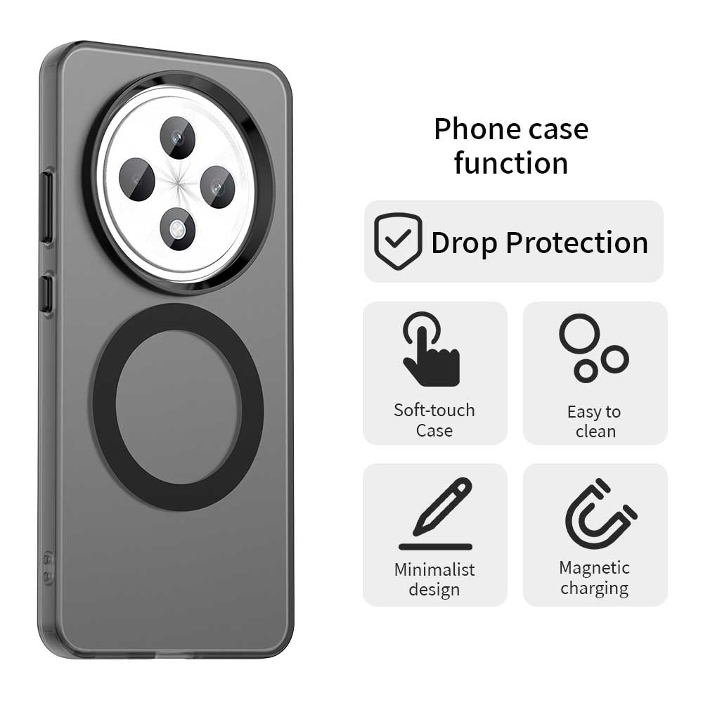MagSafe Case for Oppo Reno12 FS 5G / Reno12 FS 4G / Reno12 F 4G, Techsuit, CandyCase, Black