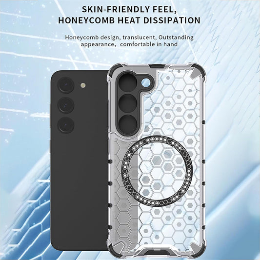 MagSafe Case for Oppo Reno13, Techsuit, HoneyComb Shield, Black