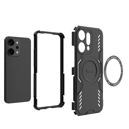 MagSafe Case for Oppo Reno14 Pro, Techsuit, ArmorMag, Blue