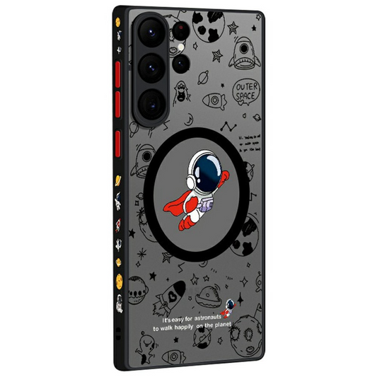 MagSafe Case for Samsung Galaxy S26 Ultra S948, OEM, Flight Astronaut, Multicolor
