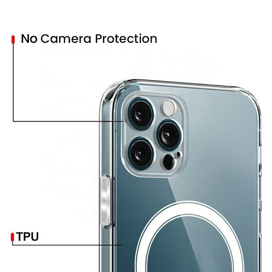 MagSafe Case for Samsung Galaxy S25 S931, OEM, 1800 Gauss, Transparent