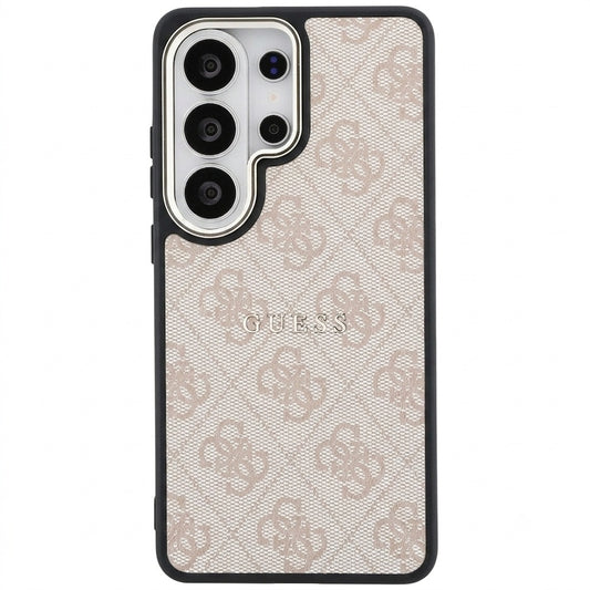 MagSafe Case for Samsung Galaxy S26 Ultra S948, Guess, 4G Embossed Ring, Pink