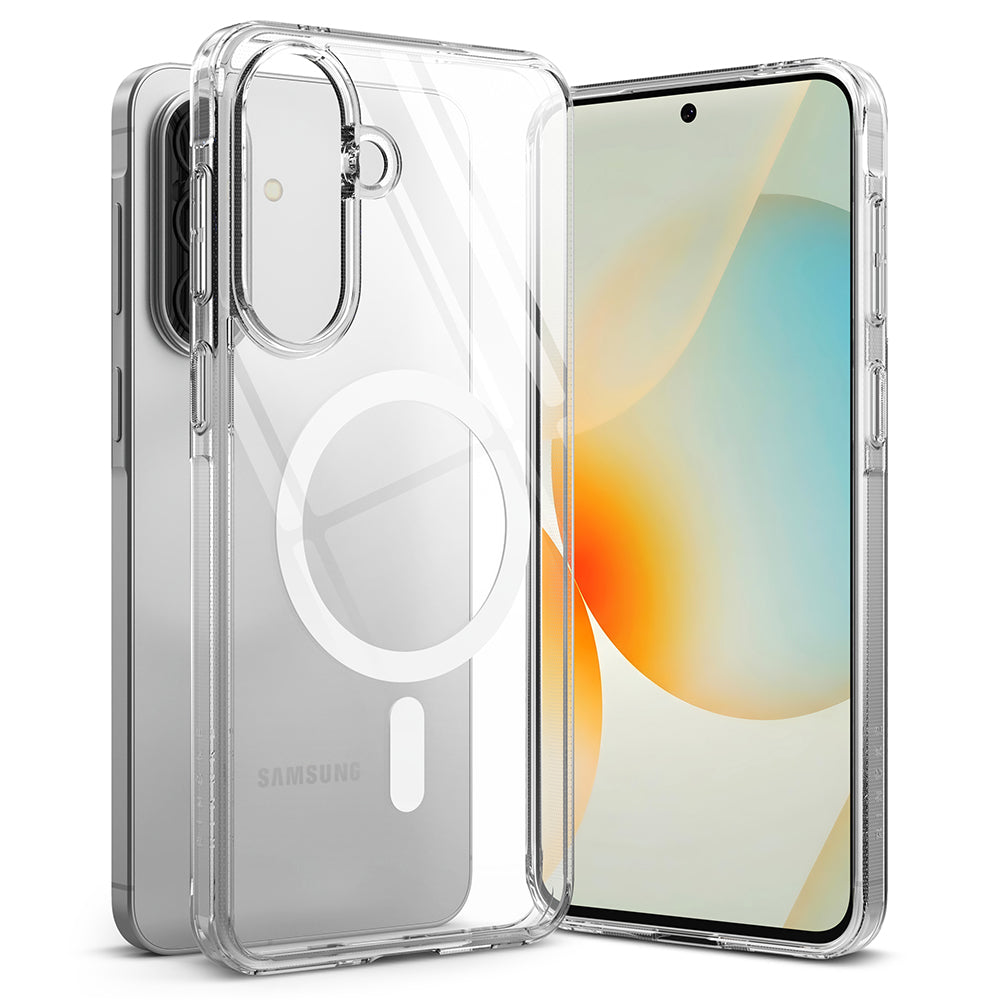 MagSafe Case for Samsung Galaxy A57 5G, Ringke, Fusion, Transparent