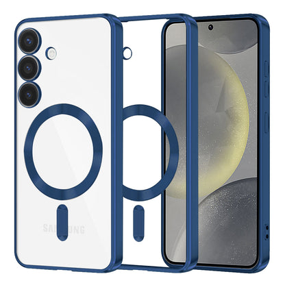 MagSafe Case for Samsung Galaxy S24 S921, Techsuit, Luxury Crystal, Dark Blue