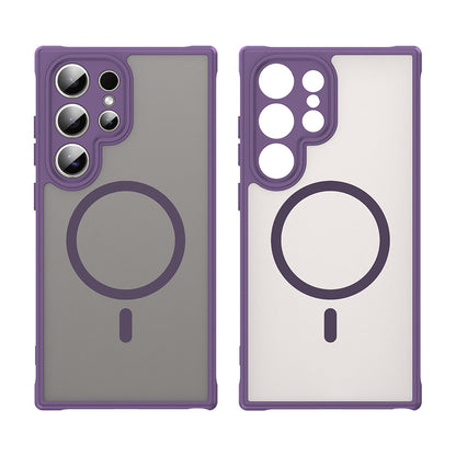 MagSafe Case for Samsung Galaxy S24 Ultra S928, Techsuit, HaloFrost II, Purple