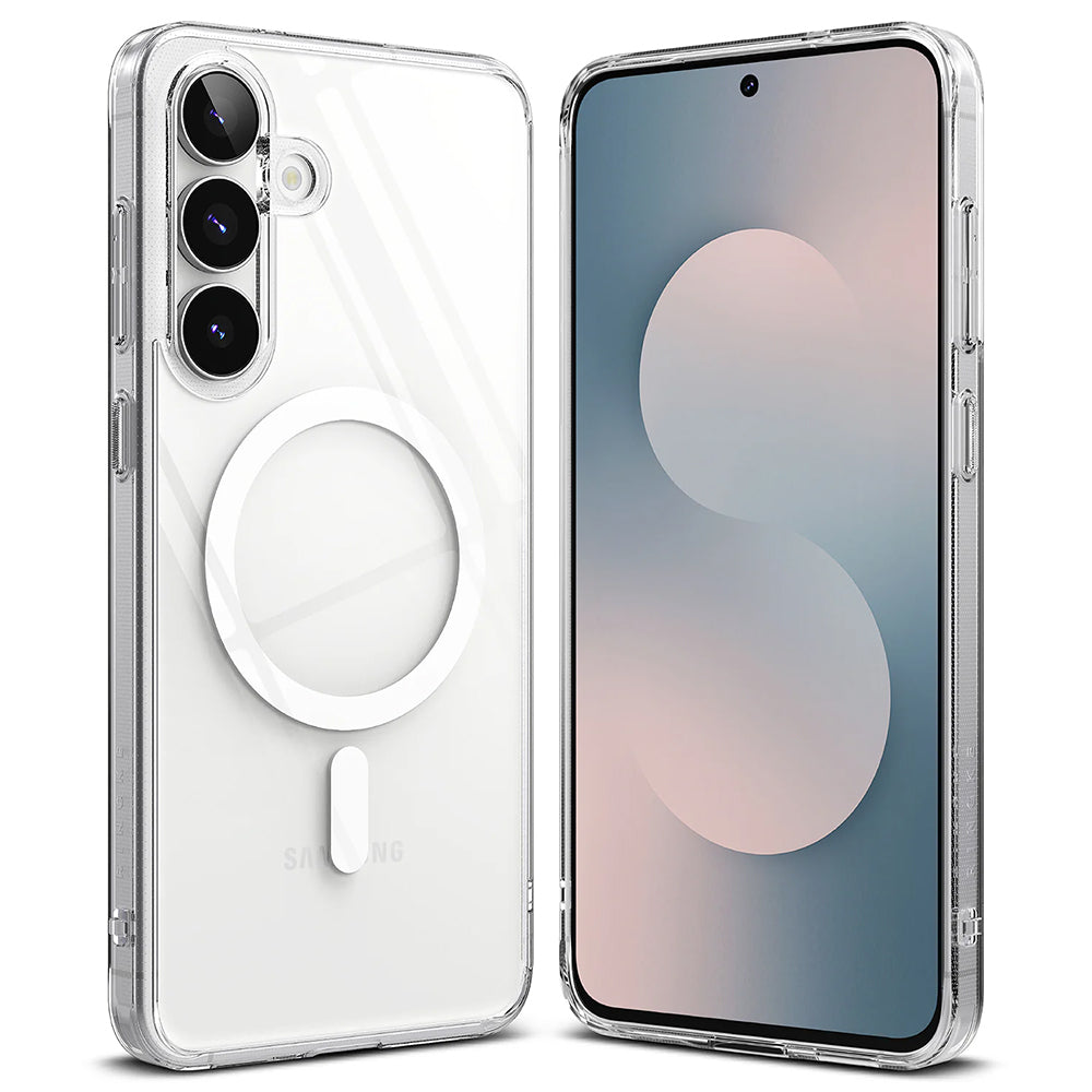 MagSafe Case for Samsung Galaxy S25 FE, Ringke, Fusion, Transparent