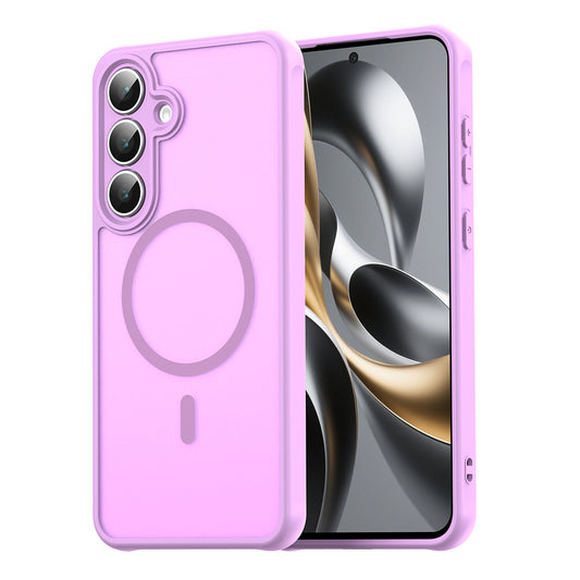 MagSafe Case for Samsung Galaxy S25 FE, Techsuit, HaloFrost II, Pink