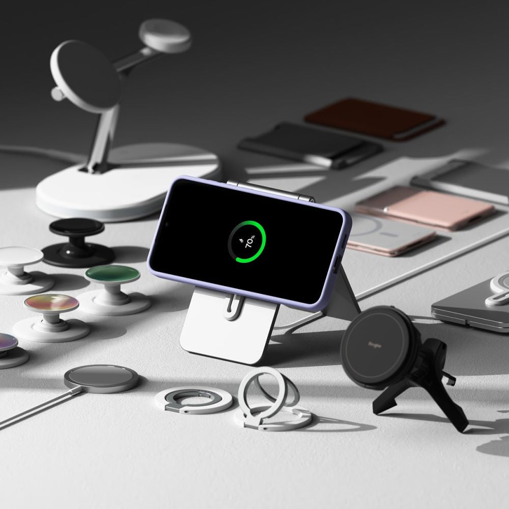MagSafe Case for Samsung Galaxy S25 S931, Ringke, Silicone, Black