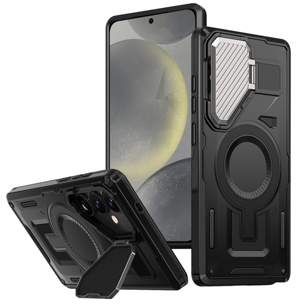 MagSafe Case for Samsung Galaxy S25 S931 / S24 S921, Techsuit, CamVault, Black