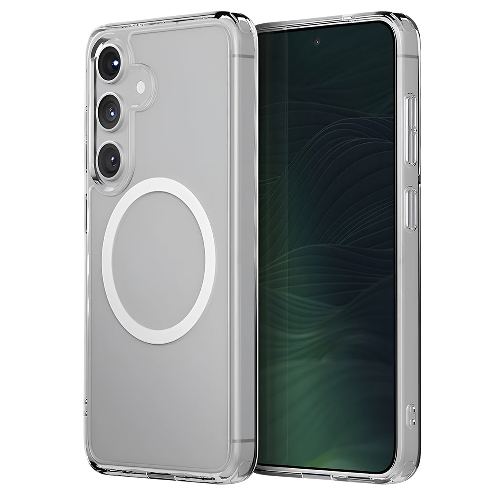 MagSafe Case for Samsung Galaxy S25 S931, UNIQ, LifePro Xtreme MagClick, Transparent