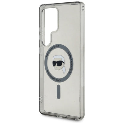 MagSafe Case for Samsung Galaxy S25 Ultra S938, Karl Lagerfeld, IML Karl's Head, Black